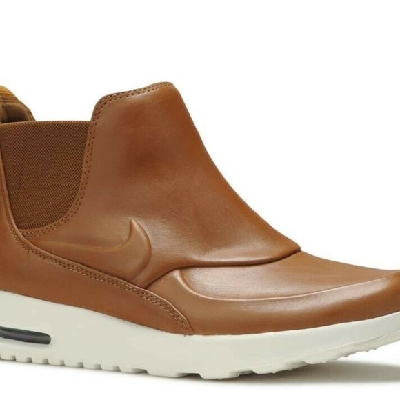 Nike Women's Air Max Thea Mid Womens Ale Brown Leather 859550-200 NEW - Picture 10 of 10